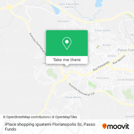 iPlace shopping iguatemi Florianopolis Sc map