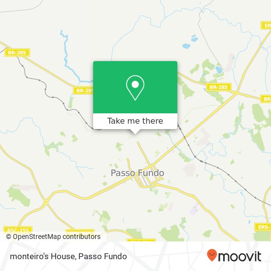 Mapa monteiro's House