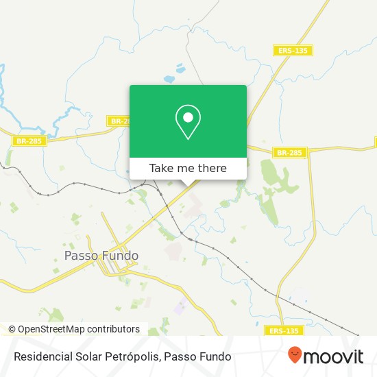 Residencial Solar Petrópolis map