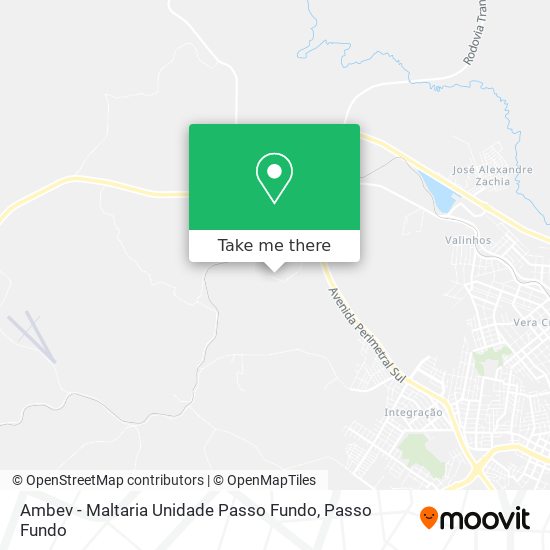 Ambev - Maltaria Unidade Passo Fundo map