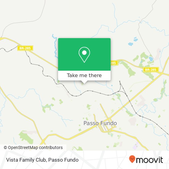 Mapa Vista Family Club