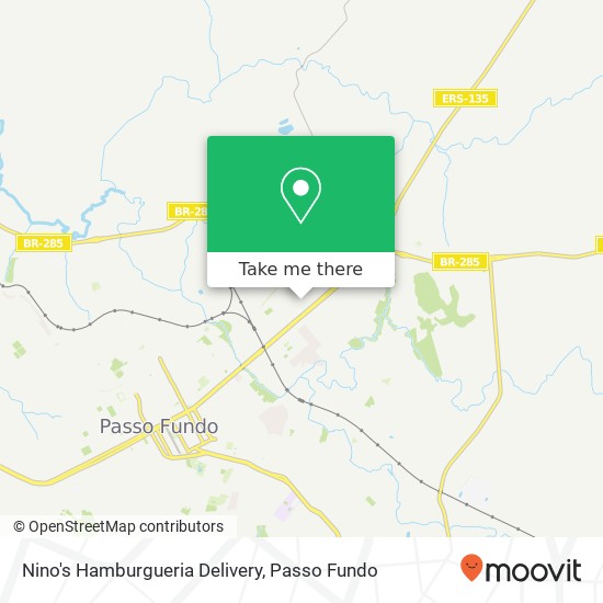 Nino's Hamburgueria Delivery map