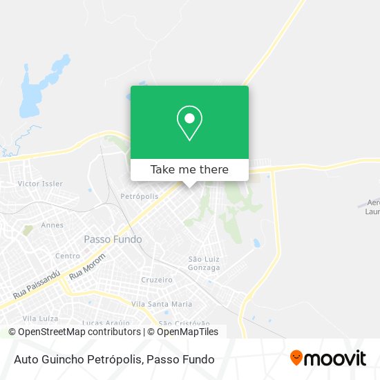 Auto Guincho Petrópolis map