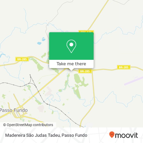 Mapa Madereira São Judas Tadeu