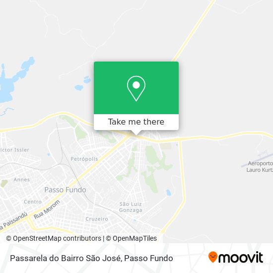 Passarela do Bairro São José map