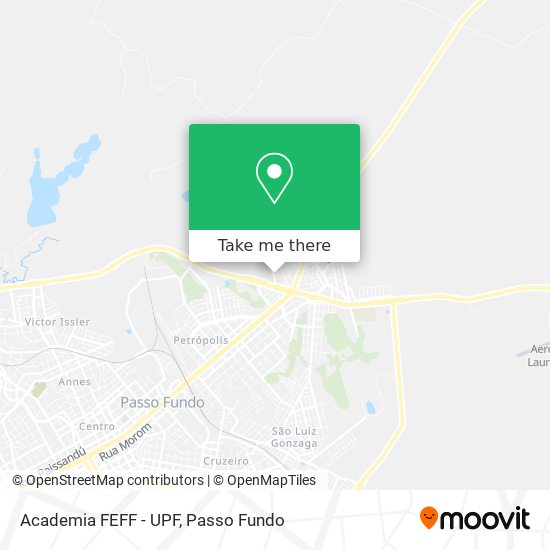 Mapa Academia FEFF - UPF