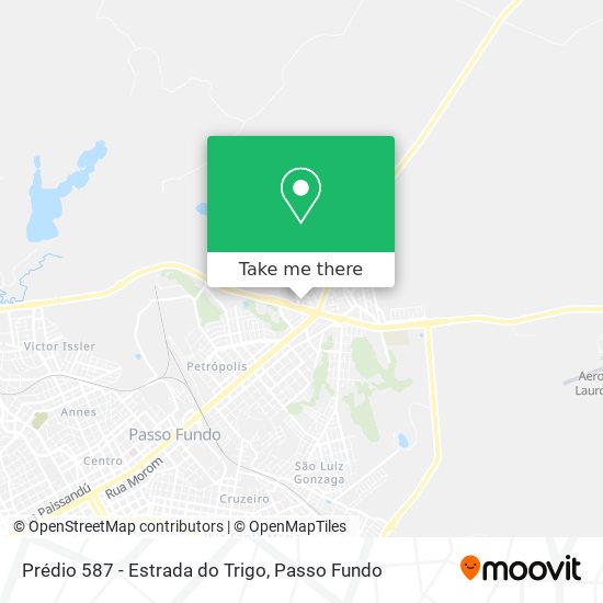 Prédio 587 - Estrada do Trigo map