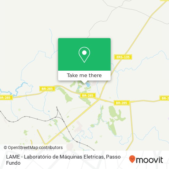 Mapa LAME - Laboratório de Máquinas Eletricas