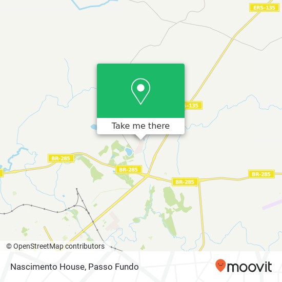 Nascimento House map