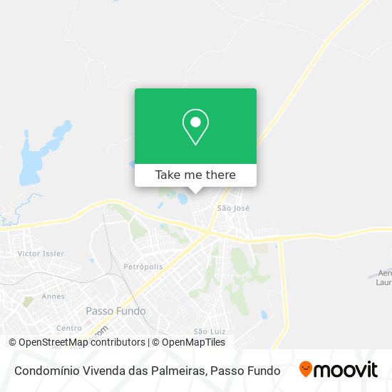 Mapa Condomínio Vivenda das Palmeiras