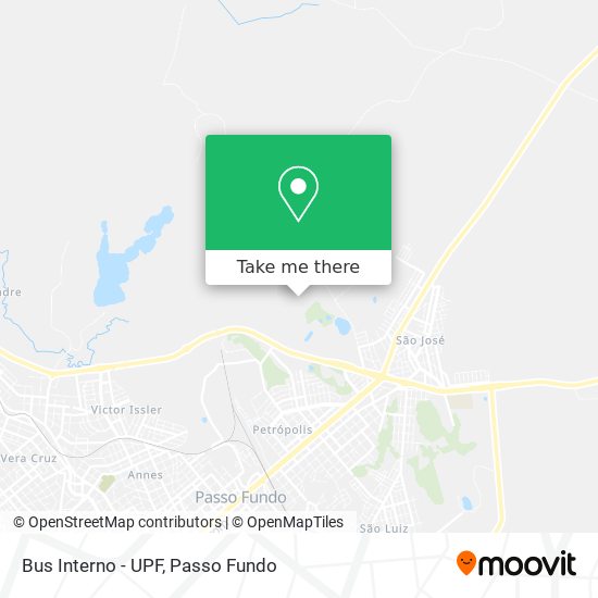 Bus Interno - UPF map