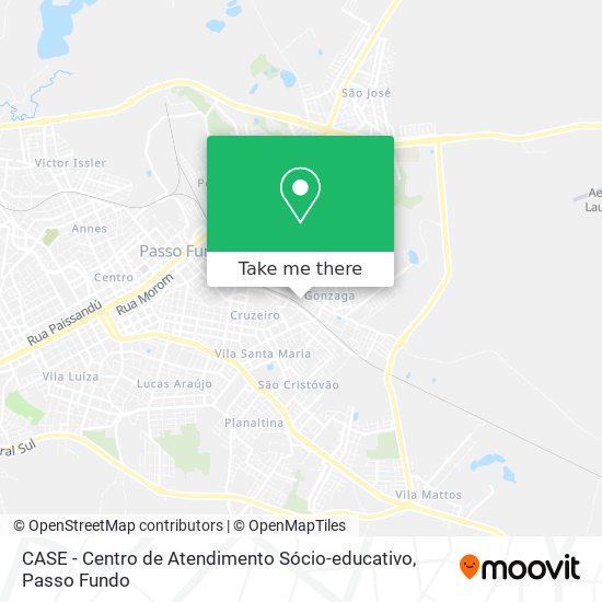 CASE - Centro de Atendimento Sócio-educativo map