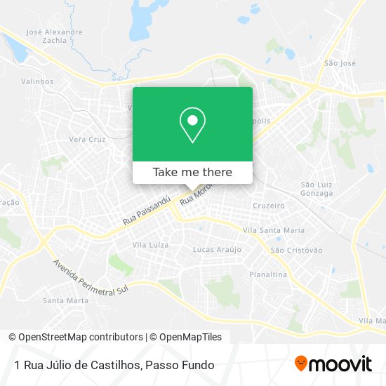 1 Rua Júlio de Castilhos map