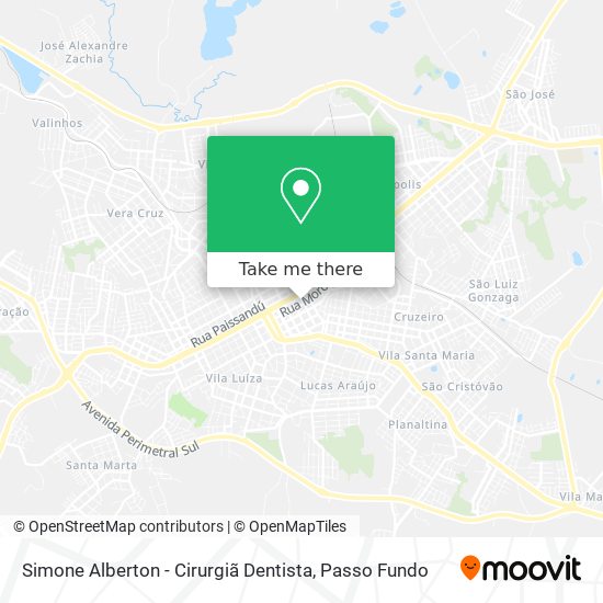 Simone Alberton - Cirurgiã Dentista map