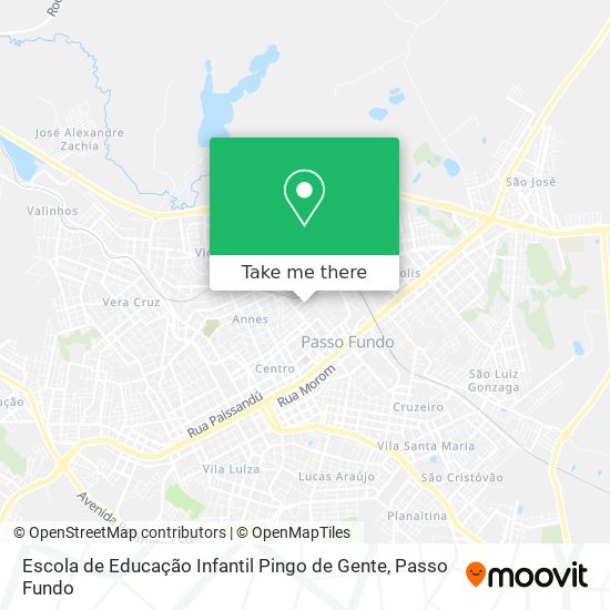 Escola de Educação Infantil Pingo de Gente map