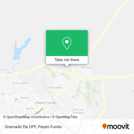Gramado Da UPF map