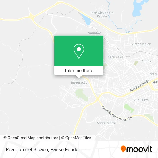 Rua Coronel Bicaco map