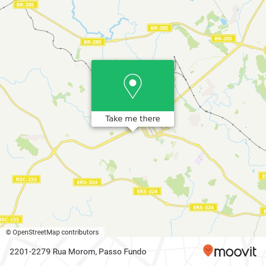 Mapa 2201-2279 Rua Morom
