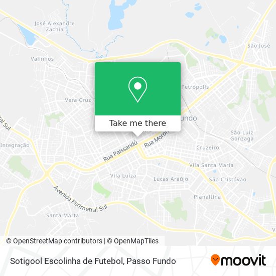 Sotigool Escolinha de Futebol map