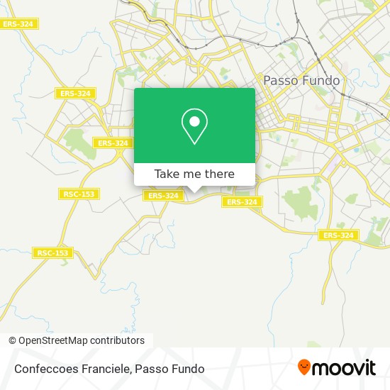 Mapa Confeccoes Franciele