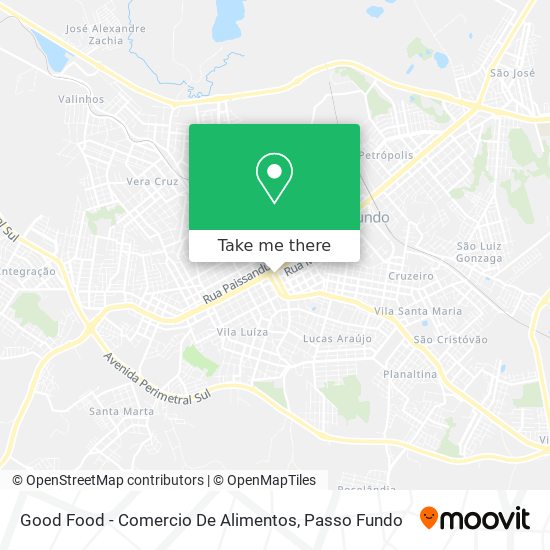 Mapa Good Food - Comercio De Alimentos