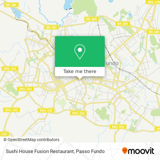 Sushi House Fusion Restaurant map