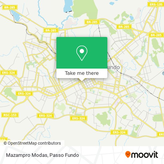Mazampro Modas map
