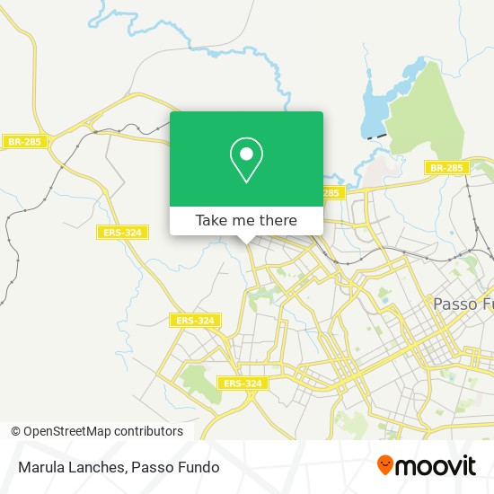 Marula Lanches map