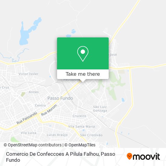 Comercio De Confeccoes A Pilula Falhou map