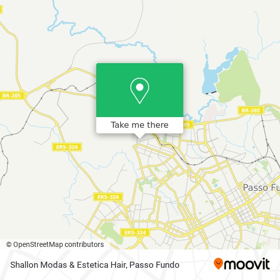 Shallon Modas & Estetica Hair map