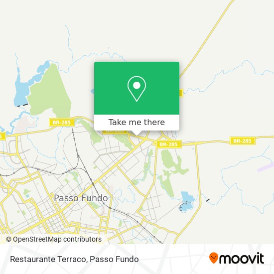 Mapa Restaurante Terraco