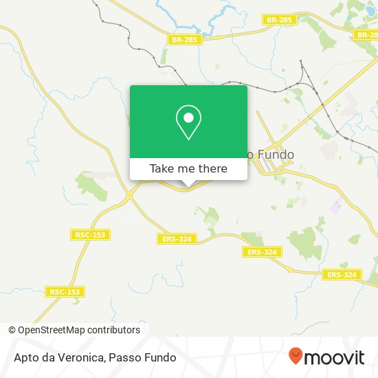 Apto da Veronica map