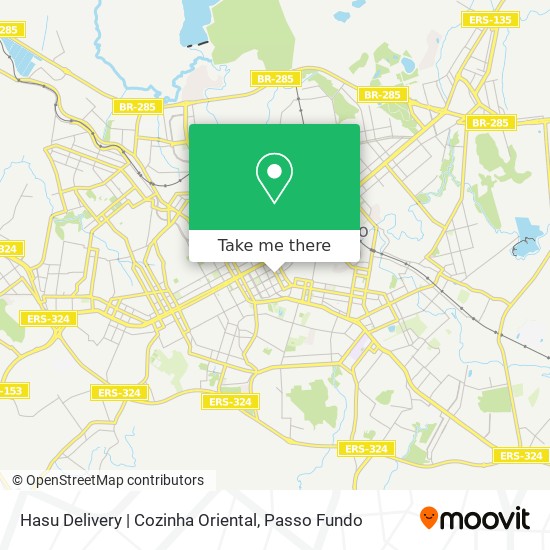 Hasu Delivery | Cozinha Oriental map