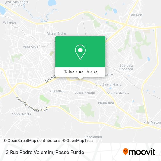 3 Rua Padre Valentim map