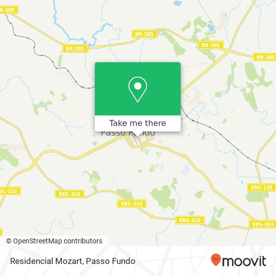 Mapa Residencial Mozart