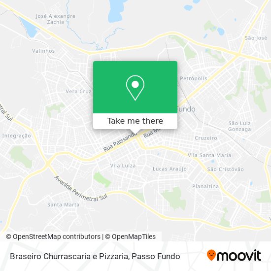 Braseiro Churrascaria e Pizzaria map