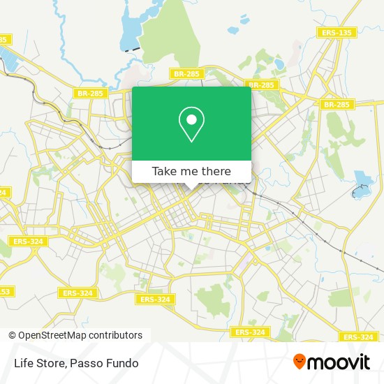 Life Store map