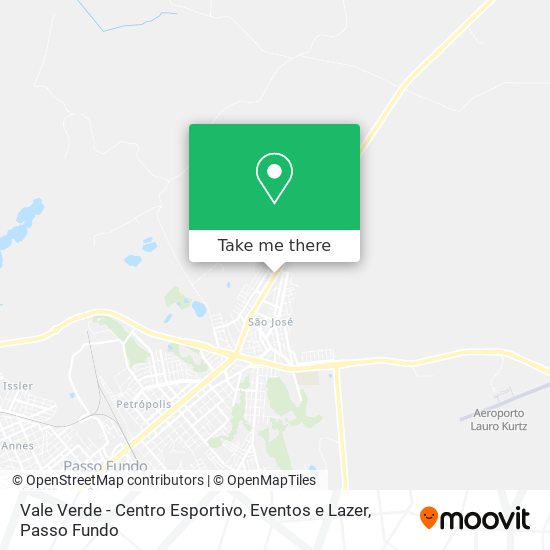Vale Verde - Centro Esportivo, Eventos e Lazer map