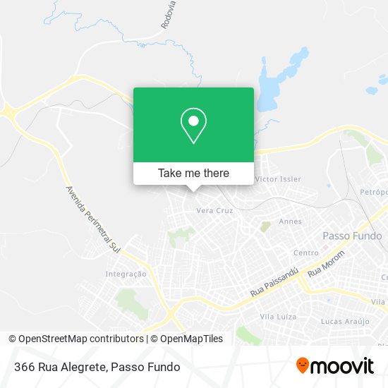 Mapa 366 Rua Alegrete