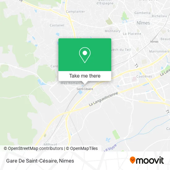 Gare De Saint-Césaire map
