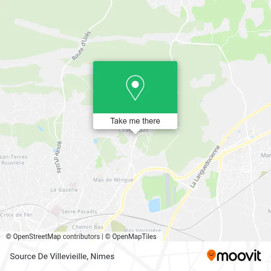 Source De Villevieille map