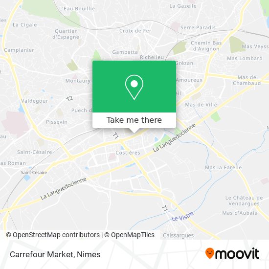 Carrefour Market map