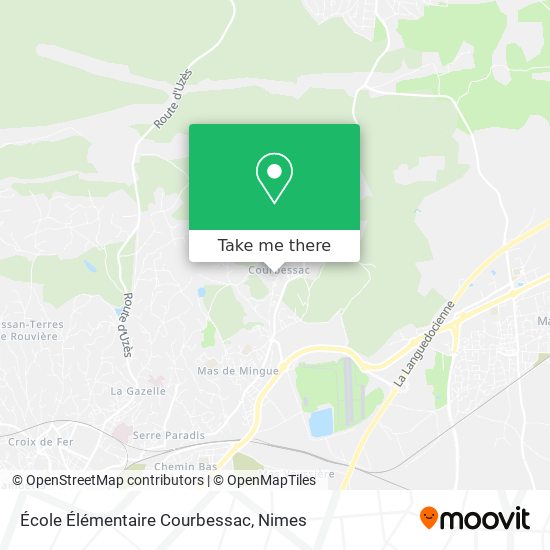 École Élémentaire Courbessac map
