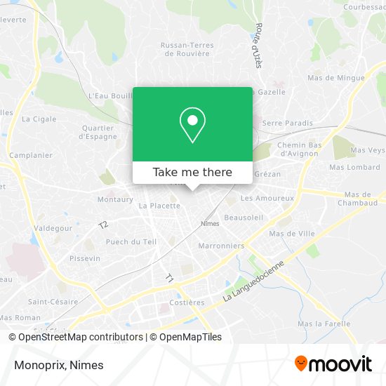 Monoprix map