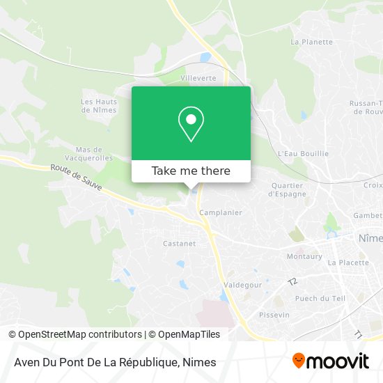 Aven Du Pont De La République map