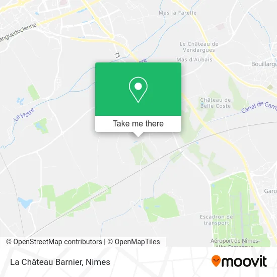 La Château Barnier map