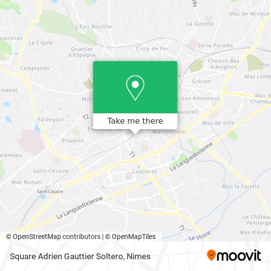 Square Adrien Gauttier Soltero map