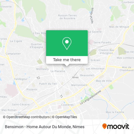 Mapa Bensimon - Home Autour Du Monde