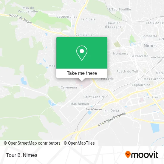 Tour B map