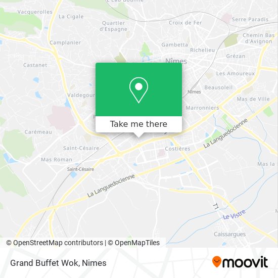 Grand Buffet Wok map